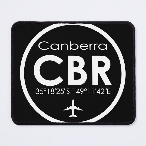 Item preview, CBR, Canberra Airport CBR IATA Code designed and sold by Fly Buy Wear.