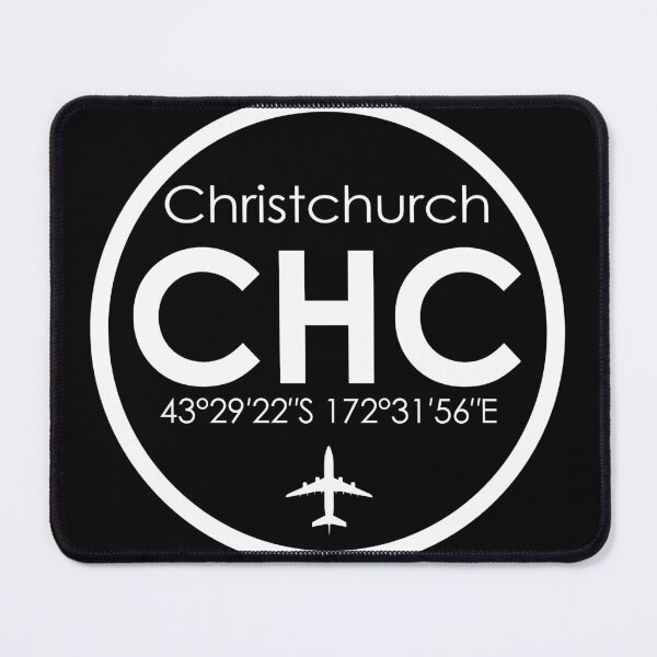 Item preview, CHC, Christchurch Airport CHC IATA Code designed and sold by Fly Buy Wear.