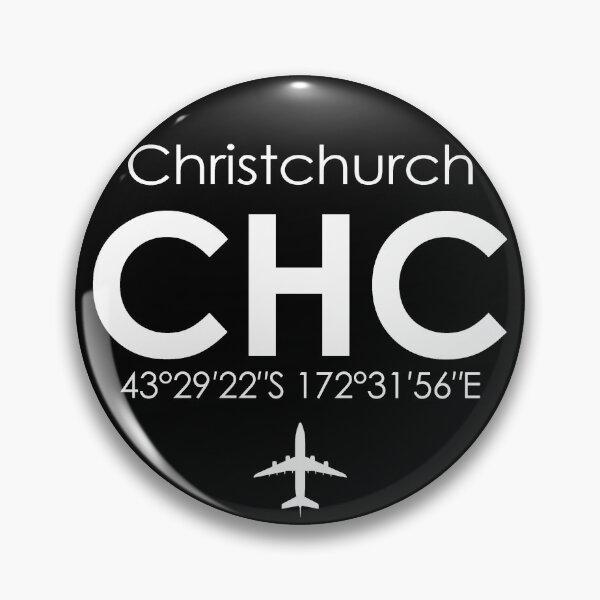 Item preview, CHC, Christchurch Airport CHC IATA Code designed and sold by Fly Buy Wear.