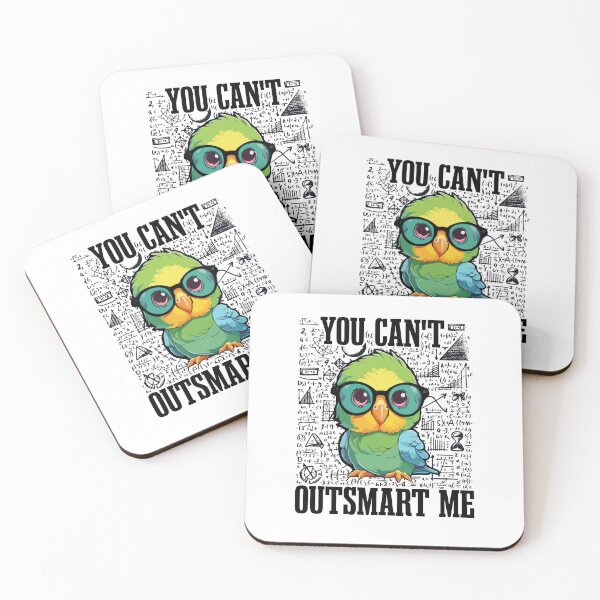 Item preview, You Cant Outsmart Me Funny Pet Bird Lover, Bossy Naughty Parakeet Cockatiel, Parrot Macaw Owner, Quick Witted Smart designed and sold by Peculiarts.