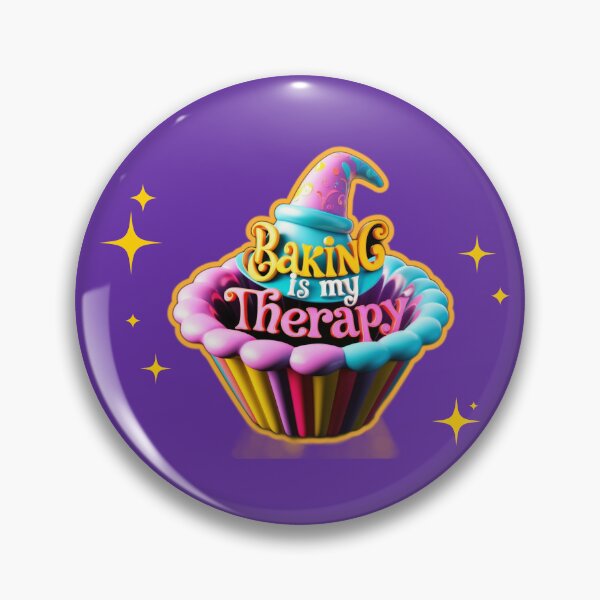 Item preview, Baking is my therapy designed and sold by AldeaPod.
