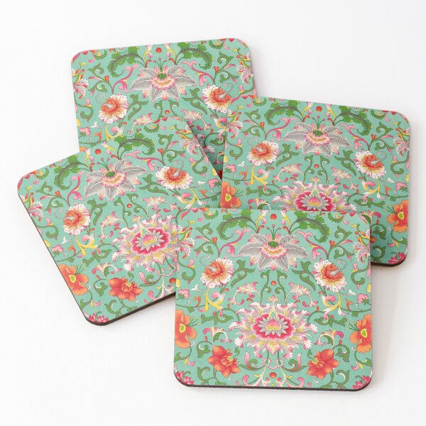 Item preview, Floral Vintage Chinese Pattern (19th century) designed and sold by Antiquated Art.