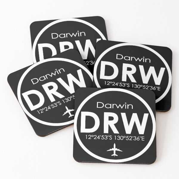 Item preview, DRW, Darwin Airport DRW IATA Code designed and sold by Fly Buy Wear.