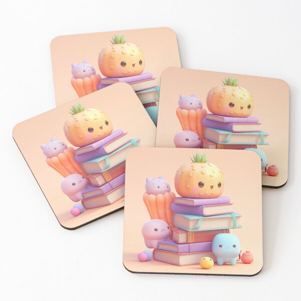 Item preview, illustration books in the style of kawaii art designed and sold by Nanthikan.