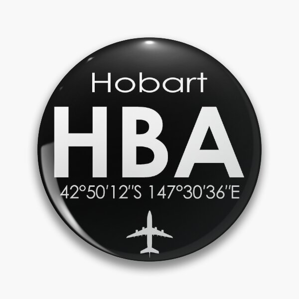 Item preview, HBA, Hobart Airport HBA IATA Code designed and sold by Fly Buy Wear.