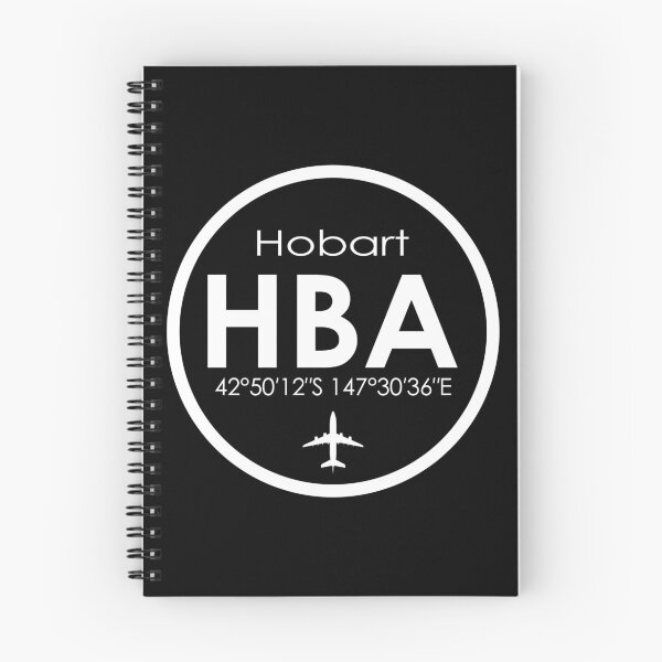 Aperçu de l'œuvre HBA, Aéroport de Hobart HBA Code IATA créée et vendue par Fly Buy Wear.