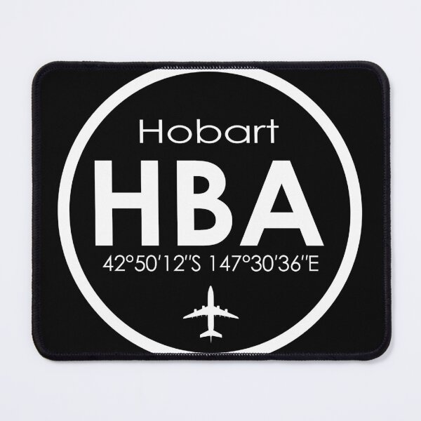 Item preview, HBA, Hobart Airport HBA IATA Code designed and sold by Fly Buy Wear.