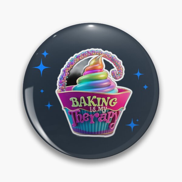 Item preview, Baking is my therapy designed and sold by AldeaPod.