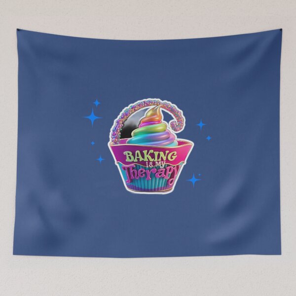 Item preview, Baking is my therapy designed and sold by AldeaPod.