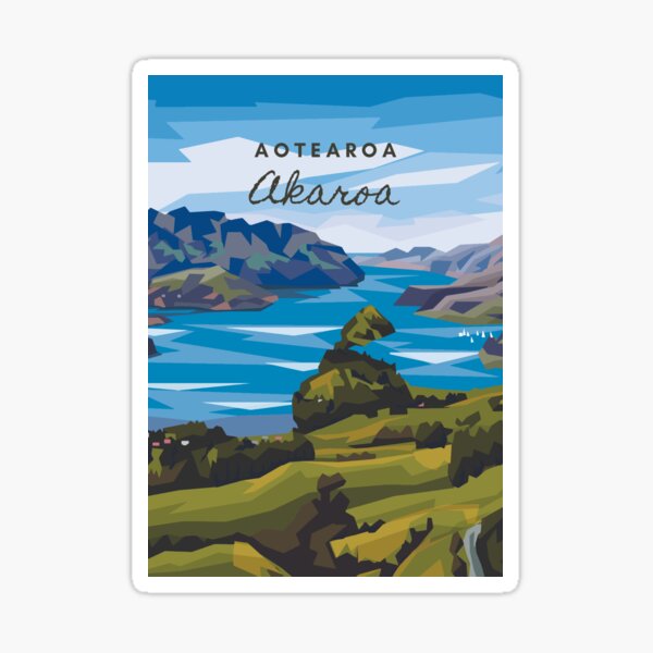 Item preview, Akaroa Harbour designed and sold by Ira Mitchell.