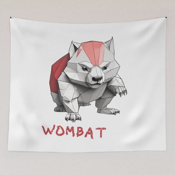 Item preview, Geometric Wombat designed and sold by pUNKnown.