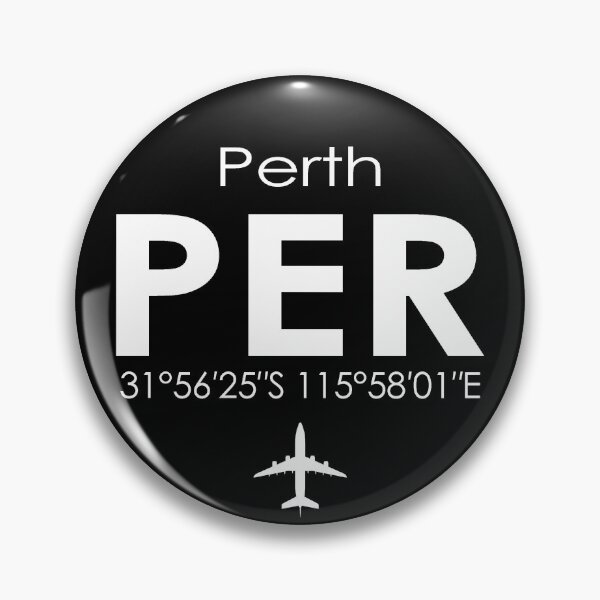 Item preview, PER, Perth Airport PER IATA Code designed and sold by Fly Buy Wear.