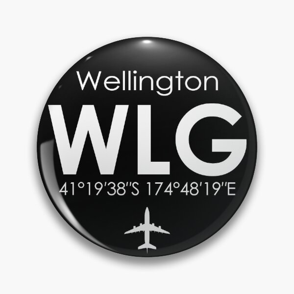 Item preview, WLG, Wellington Airport WLG IATA Code designed and sold by Fly Buy Wear.