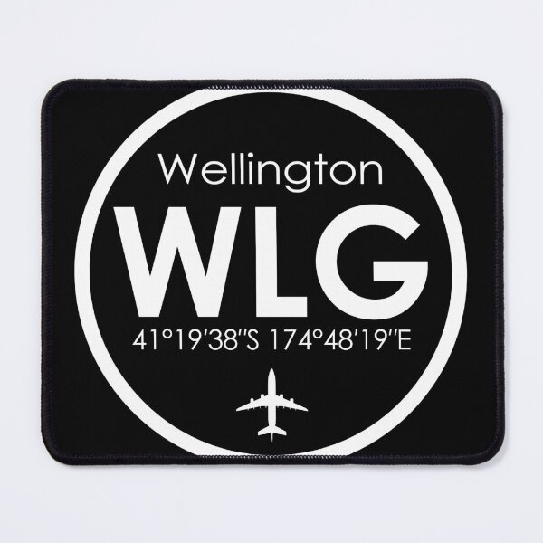 Item preview, WLG, Wellington Airport WLG IATA Code designed and sold by Fly Buy Wear.