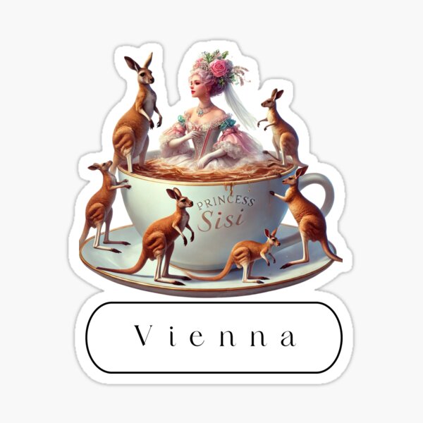 Sisi the Empress of Austria Vienna Sticker