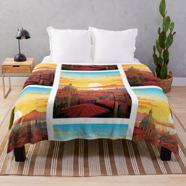 Item preview, Naples Italy Coastal Splendor designed and sold by NeuralVibe.