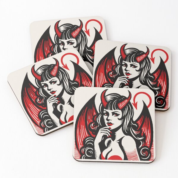 Item preview, Retro Devil Girl designed and sold by Texterns.