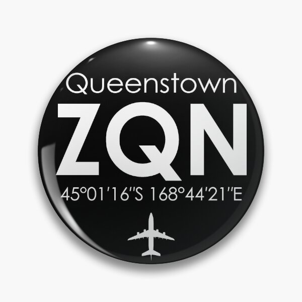 Item preview, ZQN, Queenstown Airport ZQN IATA Code designed and sold by Fly Buy Wear.