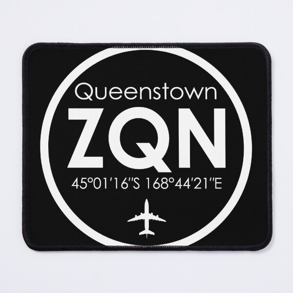 Item preview, ZQN, Queenstown Airport ZQN IATA Code designed and sold by Fly Buy Wear.