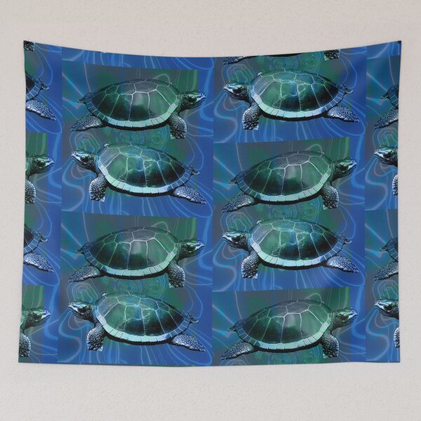 Item preview, Trippy Twin Turtles designed and sold by AuroraXGreen.