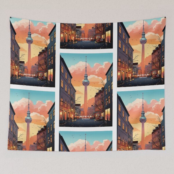 Item preview, Munich Germany Bavarian Charm designed and sold by NeuralVibe.
