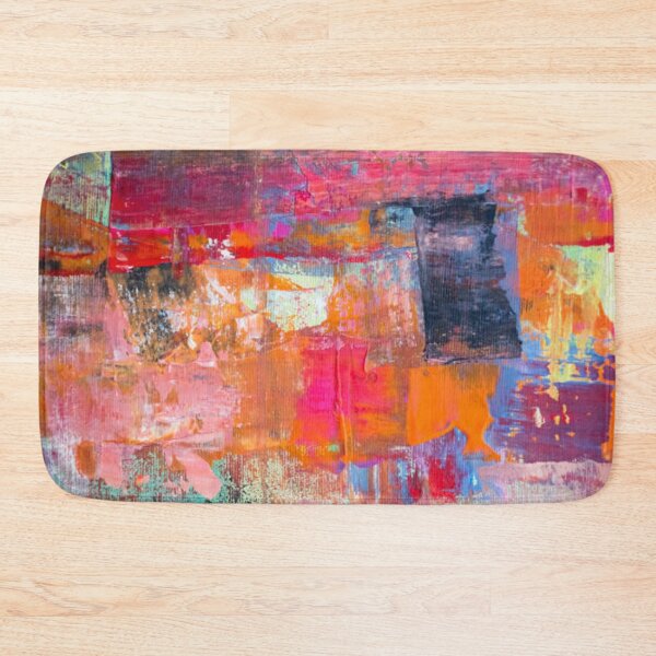 Item preview, Painting Artistic bright color oil paint texture abstract artwork. Modern futuristic pattern for grunge wallpaper, interior, album, flyer cover, poster, booklet background.  designed and sold by MTShoppingLine.