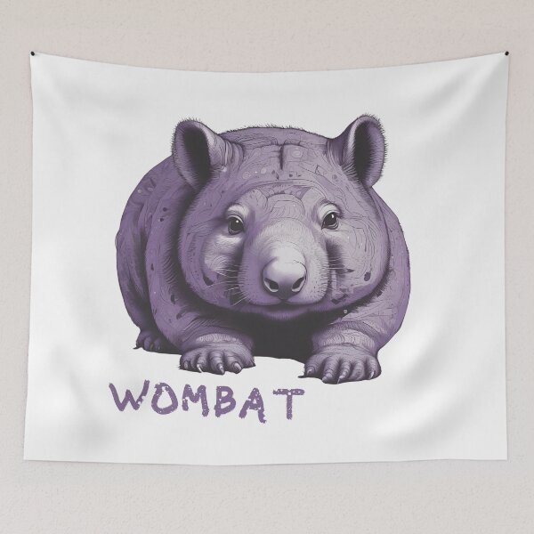 Item preview, Wombat designed and sold by pUNKnown.