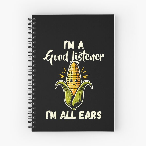 Item preview, I'm A Good Listener Im All Ears Funny Corn on the Cob Day designed and sold by Dressed For  Duty.