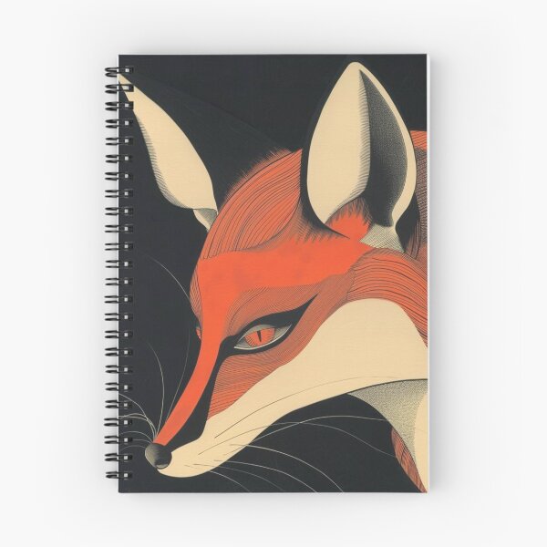 Item preview, Graceful Fox in Modern Abstract Portrait designed and sold by socochollisa.