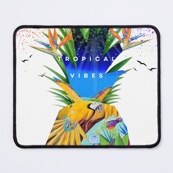 Item preview, Tropical vibes, macaw parrot designed and sold by GabiVitryArt.