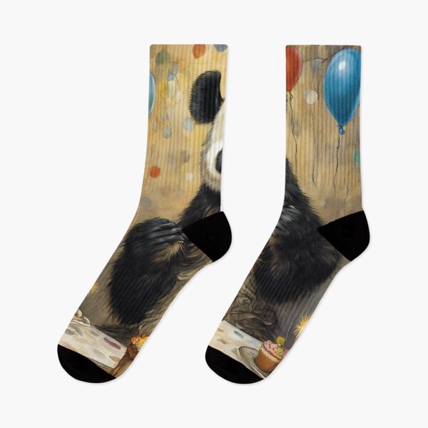 Item preview, funny panda celebrates birthday designed and sold by Mauswohn.