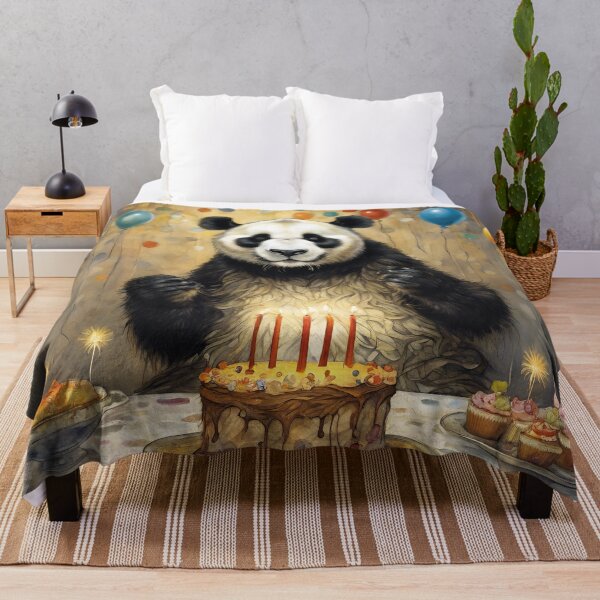 Item preview, funny panda celebrates birthday designed and sold by Mauswohn.