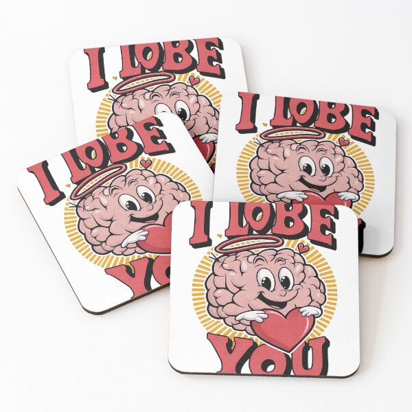 Item preview, Brain I Lobe You Funny Science designed and sold by genthompson.