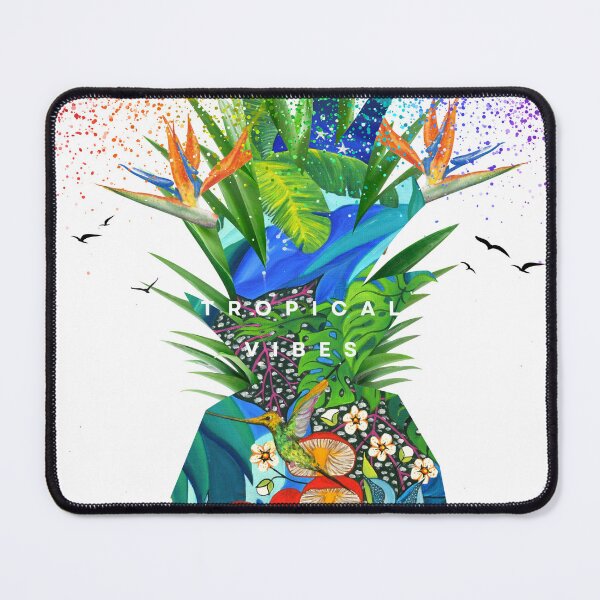 Item preview, Tropical vibes, hummingbird designed and sold by GabiVitryArt.