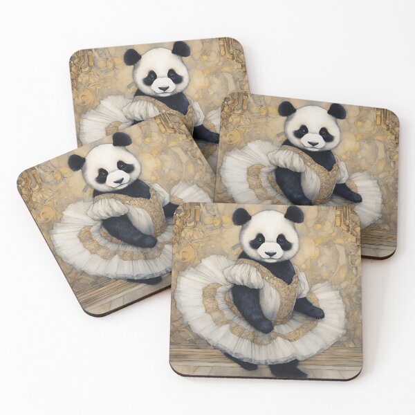 Item preview, funny panda as a ballerina designed and sold by Mauswohn.