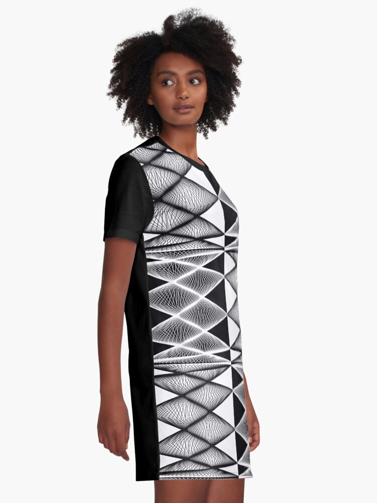 Alternate view of Lissajous XXI Graphic T-Shirt Dress
