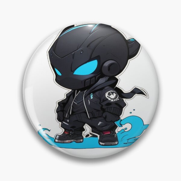 Item preview, Chibi Mecha Blue Flames designed and sold by HawiseRosso.