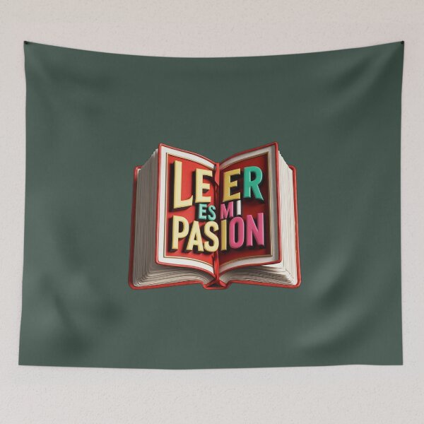 Item preview, Leer es mi pasion - Spanish version for "reading is my passion" designed and sold by AldeaPod.