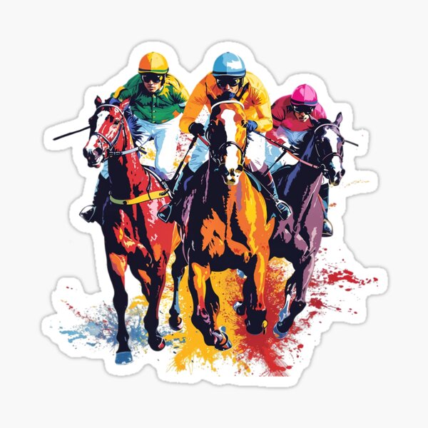 Item preview, Race. Jockey. Horse race  designed and sold by Anastasiia Yurevych.