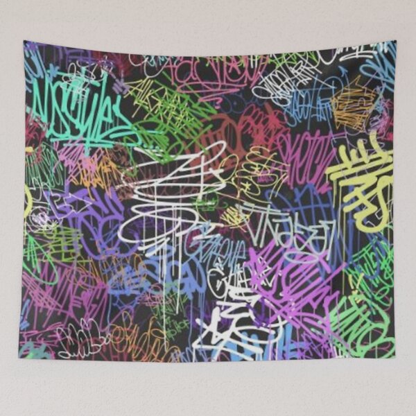 Item preview, random graffiti tags designed and sold by Original One’s.