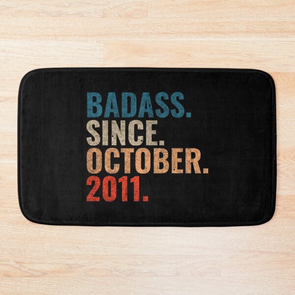 Item preview, Badass since October 2011 Vintage 2011 October birthday gift  designed and sold by Teelogic.