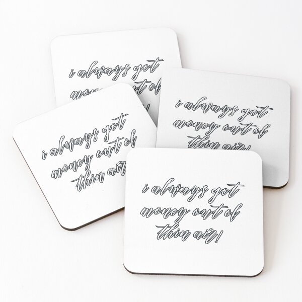 Item preview, I Always Get Money Out of Thin Air designed and sold by princessadalin.