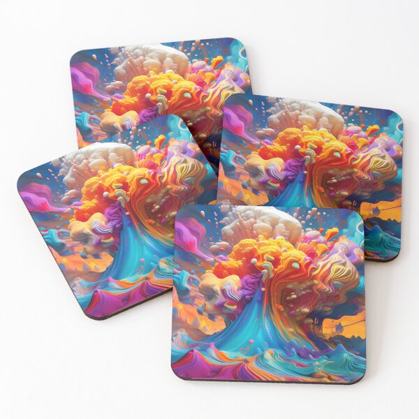 Item preview, Abstract lava explosion in iceland designed and sold by rainsdesigns.