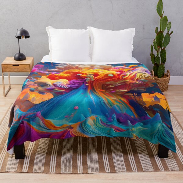 Item preview, Abstract lava explosion in iceland designed and sold by rainsdesigns.