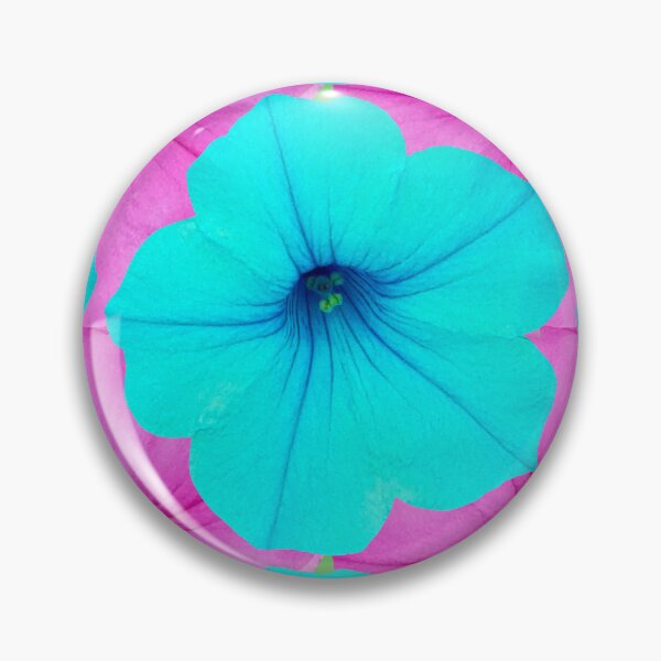 Item preview, #4 Macro Pink Petunia Photography / Large BLUE Petunia Photography / Pink Floral Photography / Blue Floral Photography designed and sold by Victoria Rose.