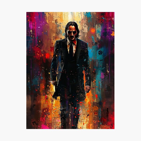 Item preview, Artistic John Wick in Action designed and sold by Guesso.