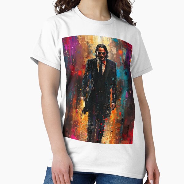 Artikel-Vorschau von Künstlerischer John Wick in Aktion, designt und verkauft von Guesso.