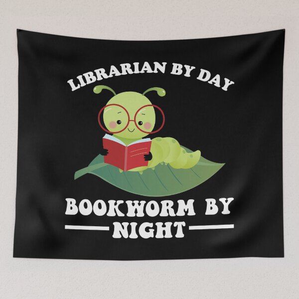 Item preview, Librarian by day, bookworm by night designed and sold by T&C Finesse.