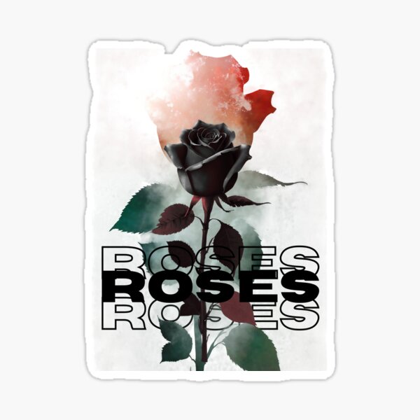 Item preview, Monochrome to Color: A Rose’s Transition designed and sold by ArchVibe.
