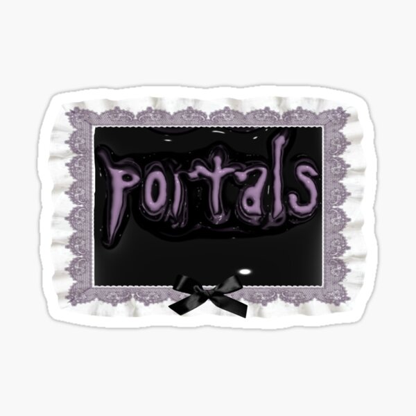 Item preview, portals black text print designed and sold by f4eariespitz.